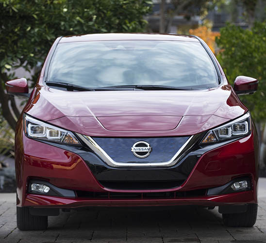 Front view of 2018 Nissan LEAF